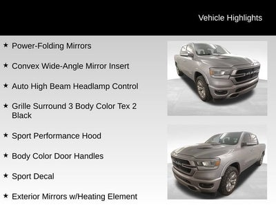 2022 RAM 1500 Laramie Crew Cab 4x2 5'7" Box