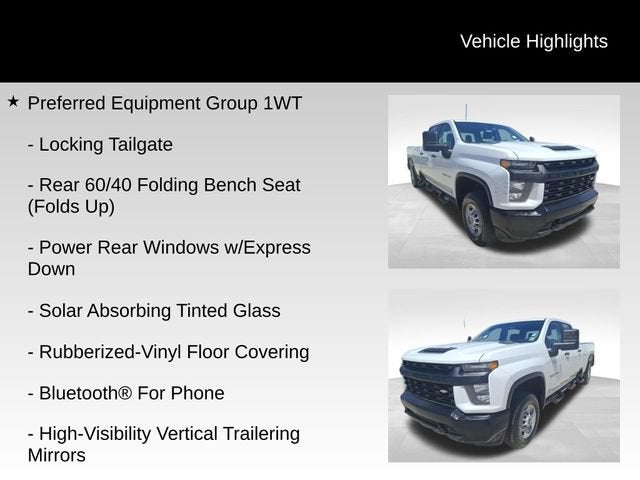 2020 Chevrolet Silverado 2500 HD Work Truck