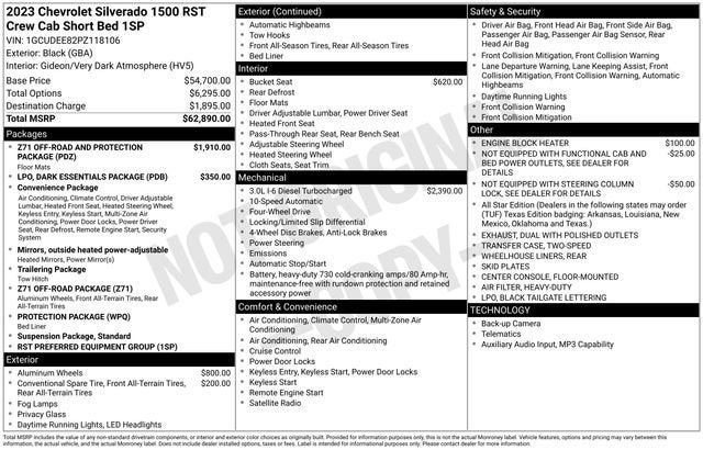 2023 Chevrolet Silverado 1500 RST