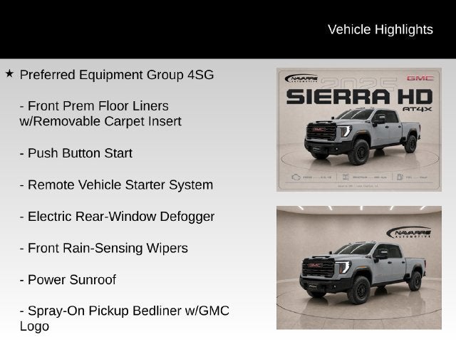 2025 GMC Sierra 2500 HD AT4X