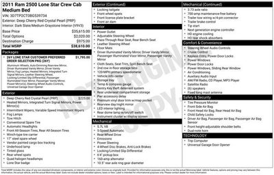 2011 RAM Ram 2500 SLT