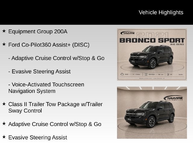 2021 Ford Bronco Sport Big Bend