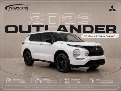 2023 Mitsubishi Outlander SE Black Edition S-AWC