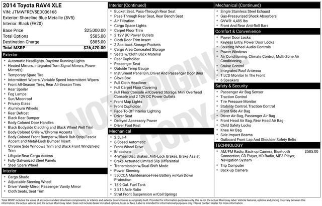 2014 Toyota RAV4 XLE