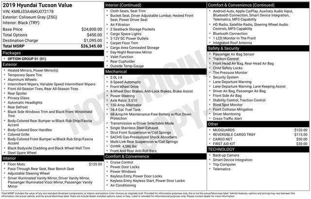 2019 Hyundai Tucson Value