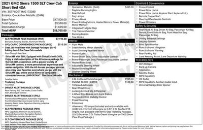 2021 GMC Sierra 1500 SLT
