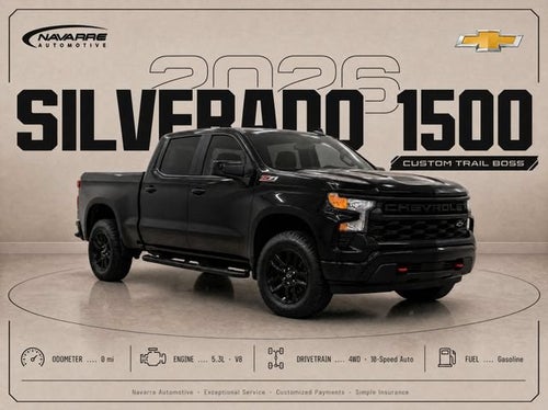 2026 Chevrolet Silverado 1500 Custom Trail Boss
