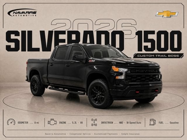 2026 Chevrolet Silverado 1500 Custom Trail Boss