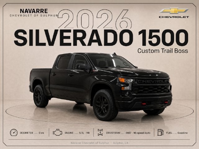 2026 Chevrolet Silverado 1500 Custom Trail Boss