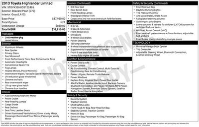 2013 Toyota Highlander Limited