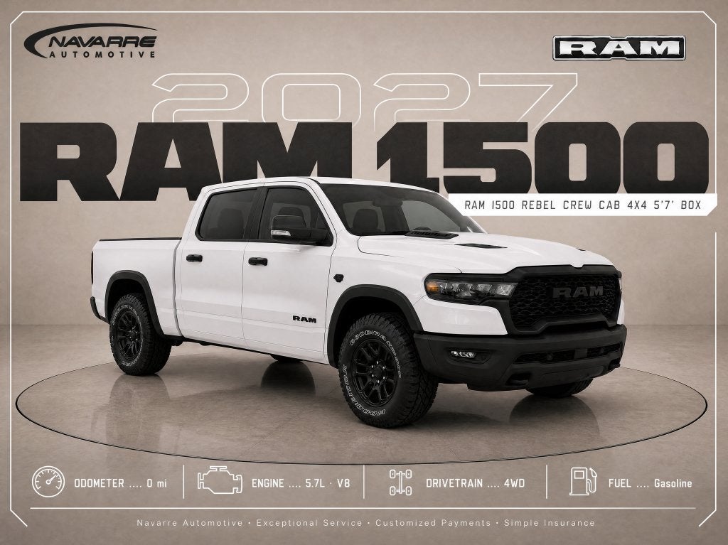 2027 RAM Ram 1500 RAM 1500 REBEL CREW CAB 4X4 5'7' BOX