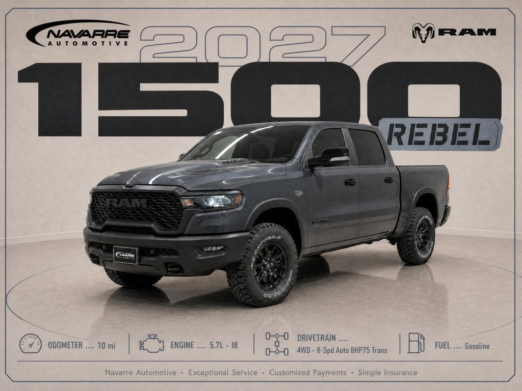 2027 RAM Ram 1500 RAM 1500 REBEL CREW CAB 4X4 5'7' BOX