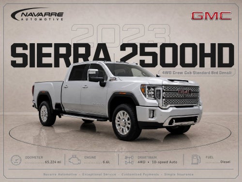 2023 GMC Sierra 2500HD 4WD Crew Cab Standard Bed Denali