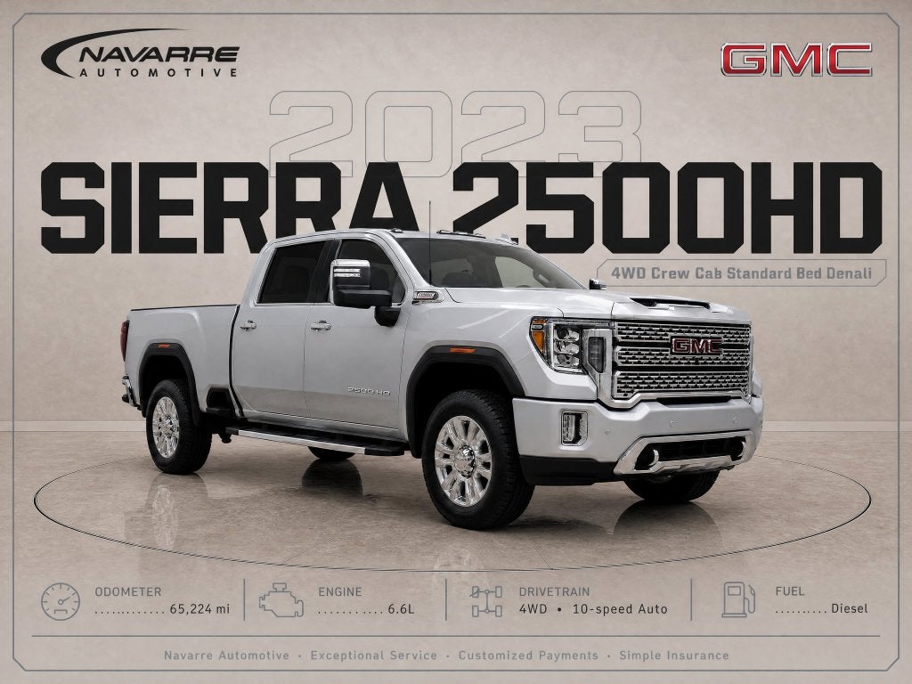 2023 GMC Sierra 2500HD 4WD Crew Cab Standard Bed Denali