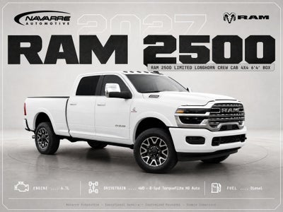 2027 RAM Ram 2500 RAM 2500 LONGHORN CREW CAB 4X4 6'4' BOX