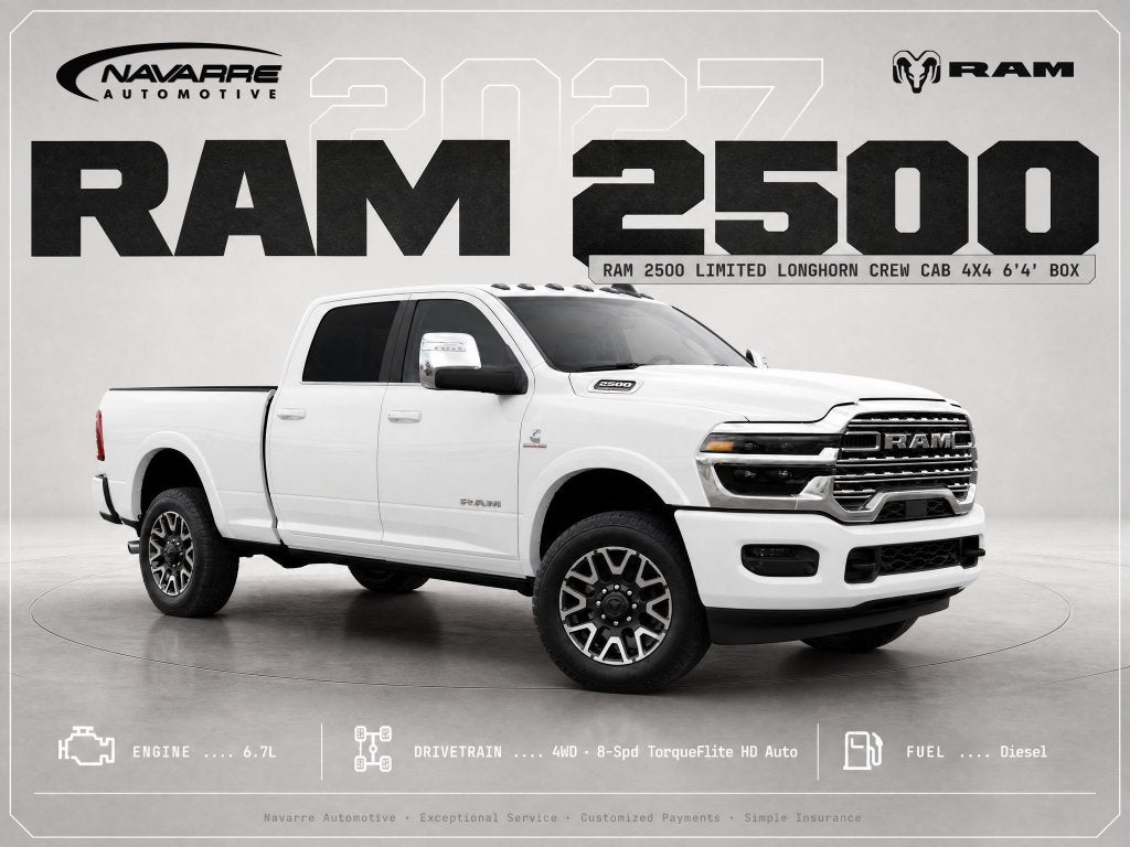 2027 RAM Ram 2500 RAM 2500 LONGHORN CREW CAB 4X4 6'4' BOX