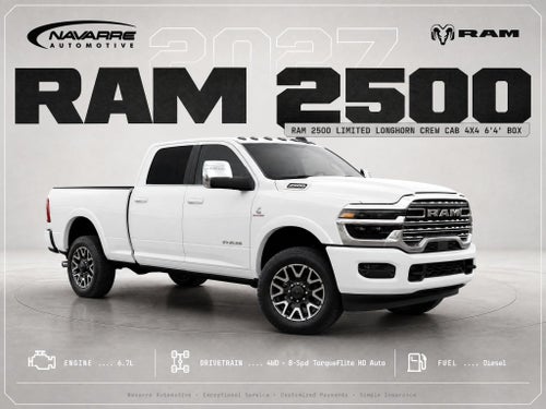 2027 RAM Ram 2500 RAM 2500 LONGHORN CREW CAB 4X4 6'4' BOX