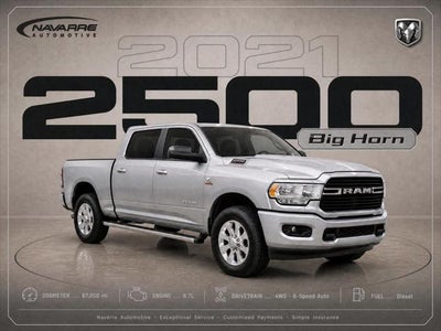 2021 RAM 2500 Big Horn Crew Cab 4x4 6'4' Box