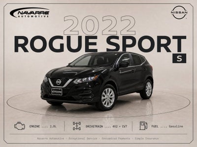 2022 Nissan Rogue Sport S FWD Xtronic CVT