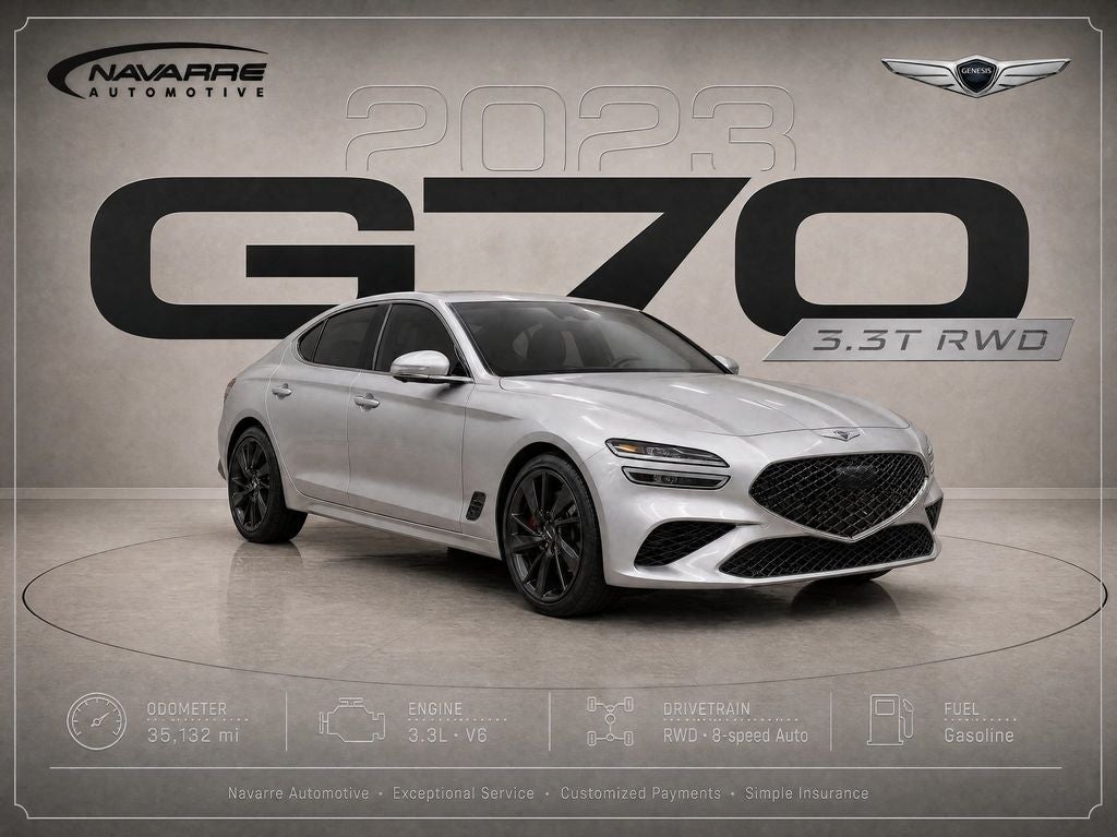 2023 Genesis G70 3.3T RWD