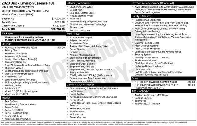 2023 Buick Envision Essence FWD