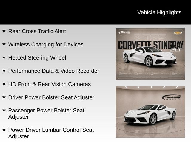 2025 Chevrolet Corvette Stingray 2LT