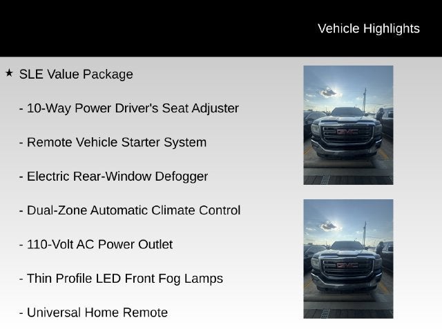 2016 GMC Sierra 1500 SLE