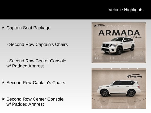 2017 Nissan Armada Platinum