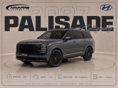 2027 Hyundai Palisade Hybrid Calligraphy Black Ink