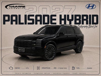 2027 Hyundai Palisade Hybrid Calligraphy Black Ink