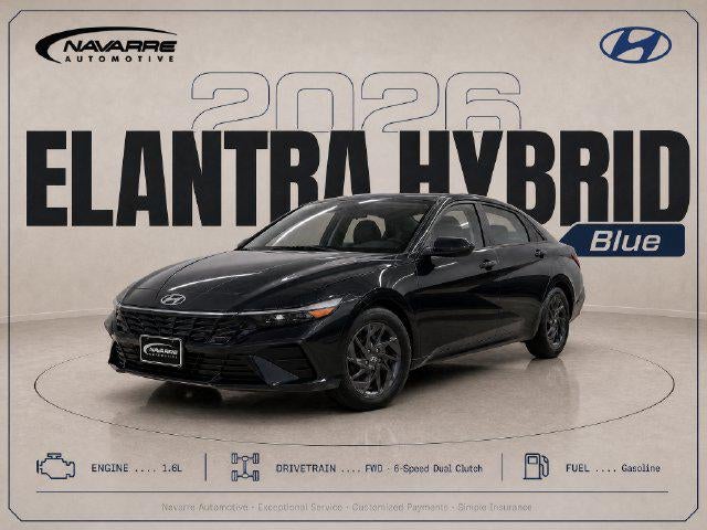 2026 Hyundai Elantra Hybrid Blue