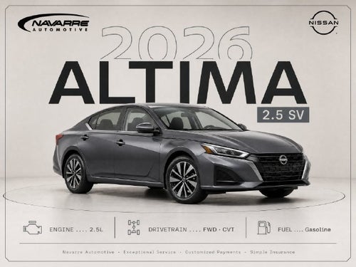 2026 Nissan Altima 2.5 SV