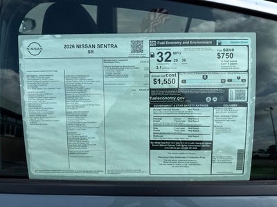 2026 Nissan Sentra SR