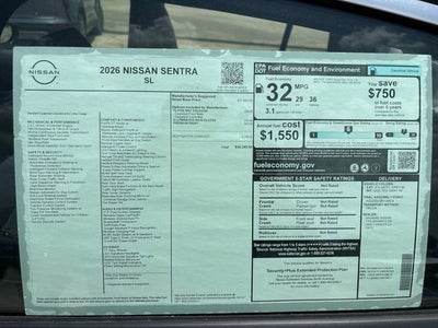2026 Nissan Sentra SL