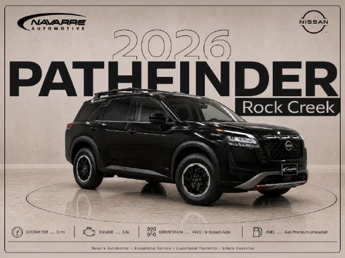 2026 Nissan Pathfinder Rock Creek
