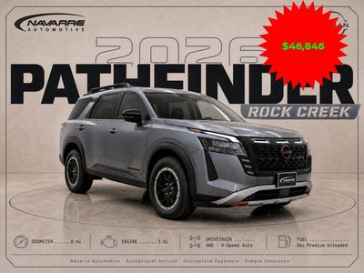 2026 Nissan Pathfinder Rock Creek