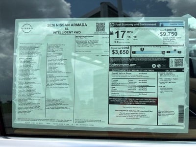 2026 Nissan Armada SL