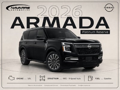 2026 Nissan Armada Platinum Reserve