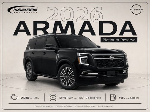 2026 Nissan Armada Platinum Reserve