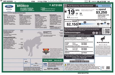 2021 Ford Bronco Base