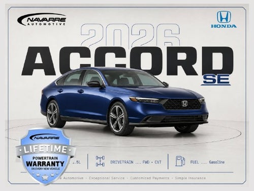 2026 Honda Accord SE