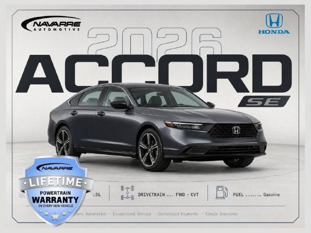 2026 Honda Accord SE