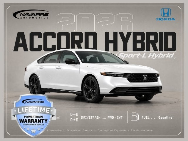 2026 Honda Accord Hybrid Sport-L Hybrid