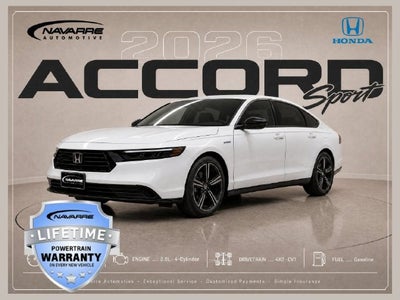 2026 Honda Accord Hybrid Sport-L Hybrid