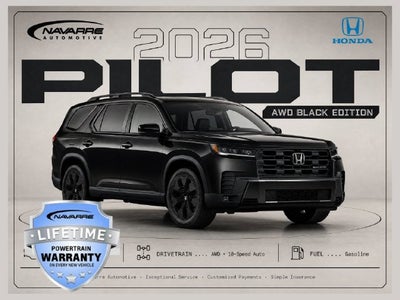 2026 Honda Pilot AWD Black Edition