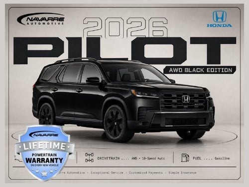 2026 Honda Pilot AWD Black Edition