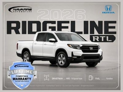 2026 Honda Ridgeline RTL