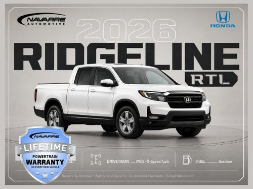 2026 Honda Ridgeline RTL
