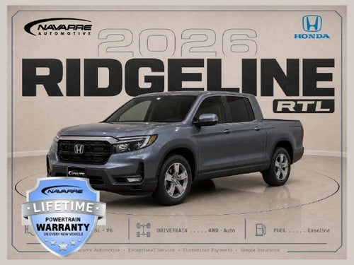 2026 Honda Ridgeline RTL