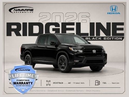 2026 Honda Ridgeline Black Edition